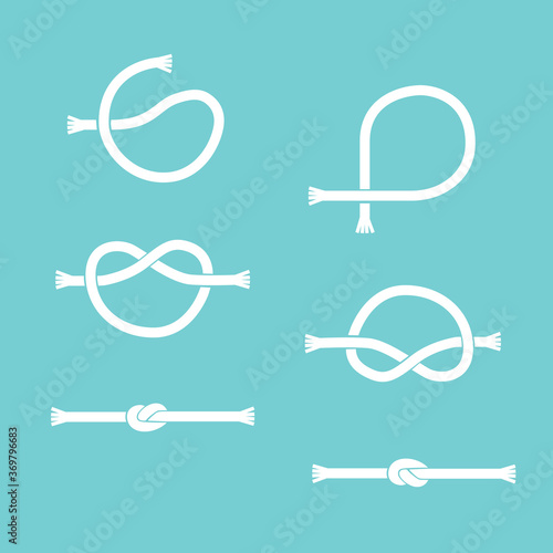 User tying shoelaces on a blue background.