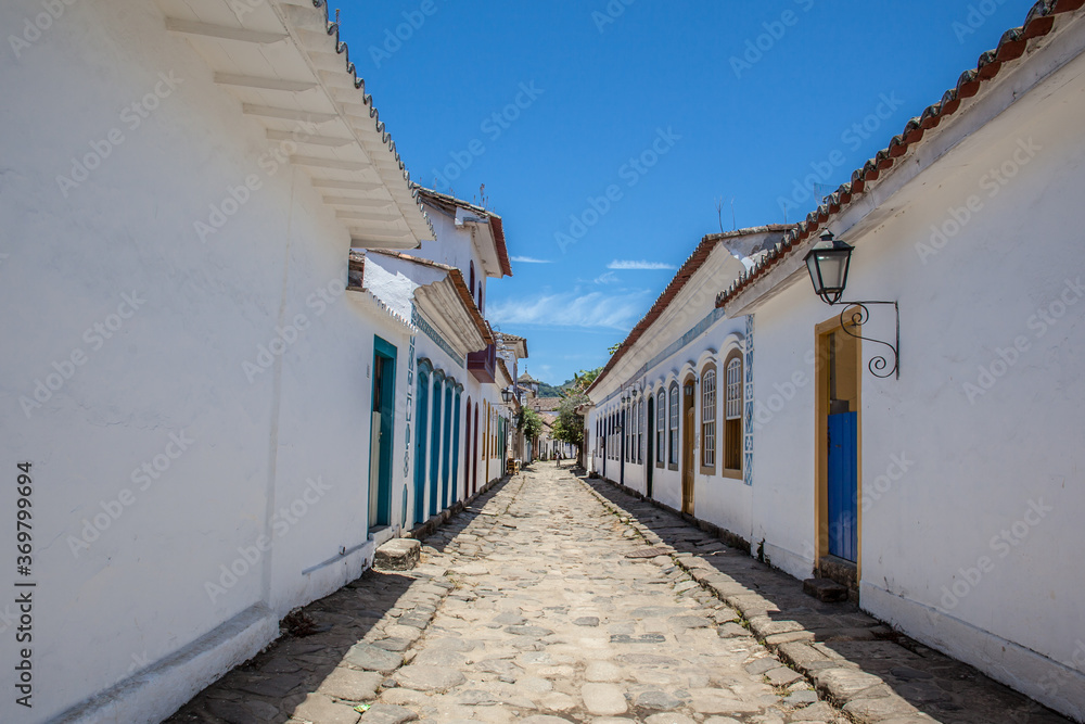 Antique architecture and street in the city of Paraty - Rio de Janeiro - Brazil Antique architecture and street in the city of Paraty - Rio de Janeiro - Brazil