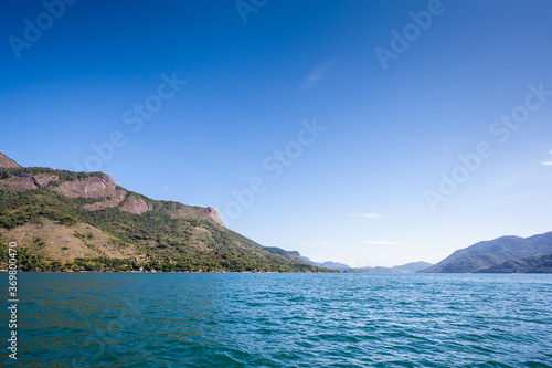 View of the coast of mountains and sea of       Paraty - Rio de Janeiro - Brazil