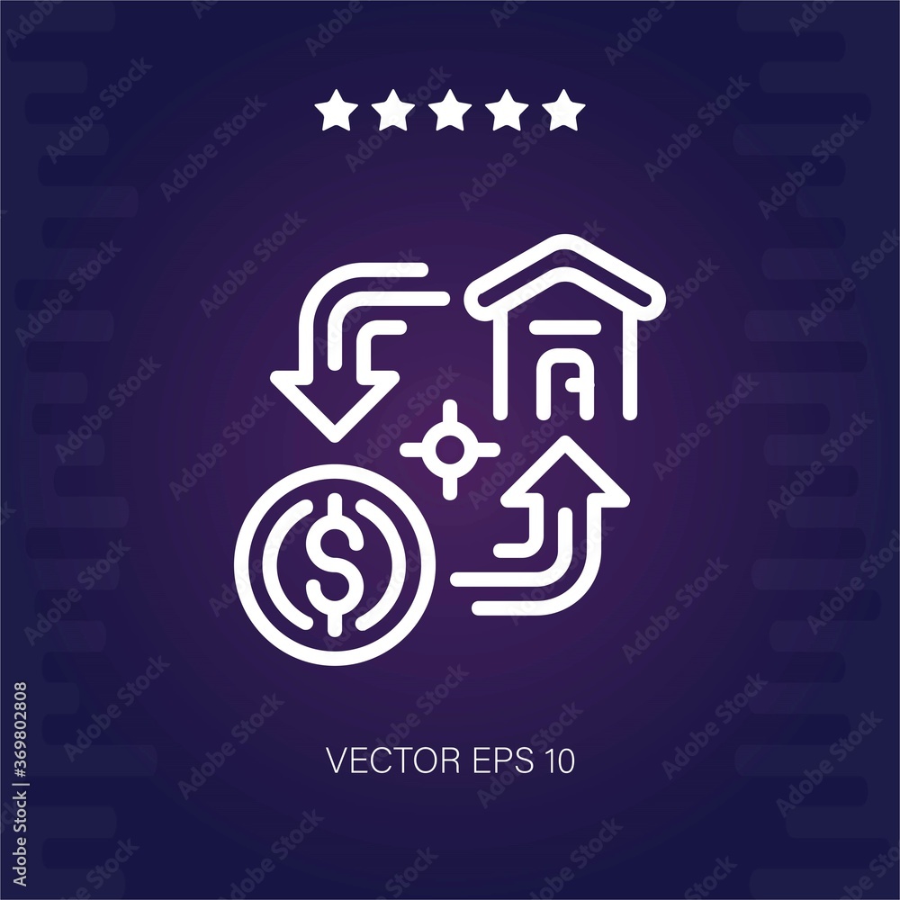 property vector icon modern illustration property vector icon modern illustration