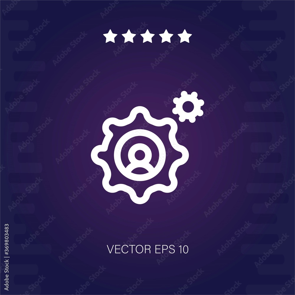 process vector icon modern illustration process vector icon modern illustration