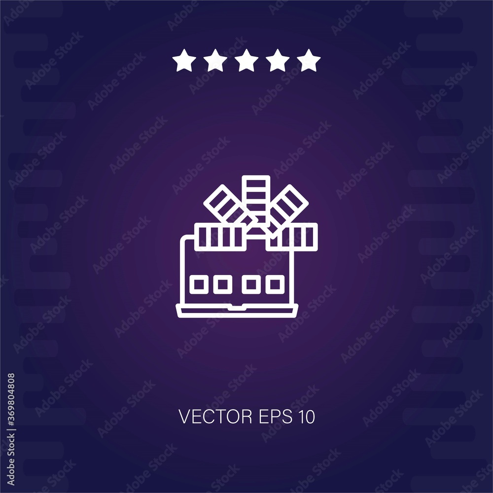 templates vector icon modern illustration