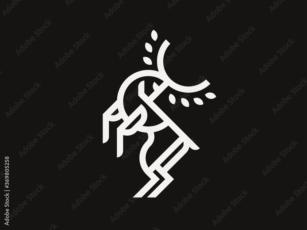 Deer modern logo design editable for your business. Deer modern logo design editable for your business.
