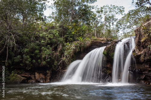 Waterfall at Chapada dos Guimaraes - Mato Grosso - Brazil