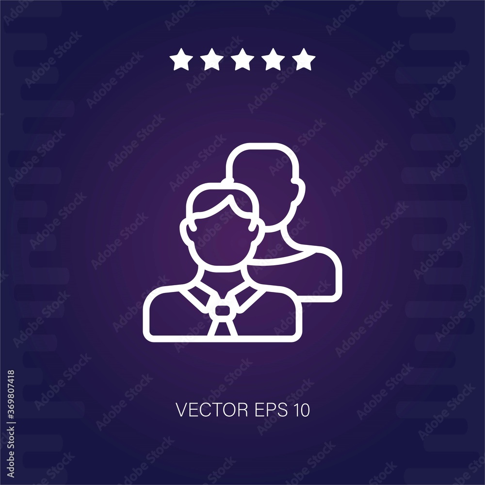 team vector icon modern illustration team vector icon modern illustration