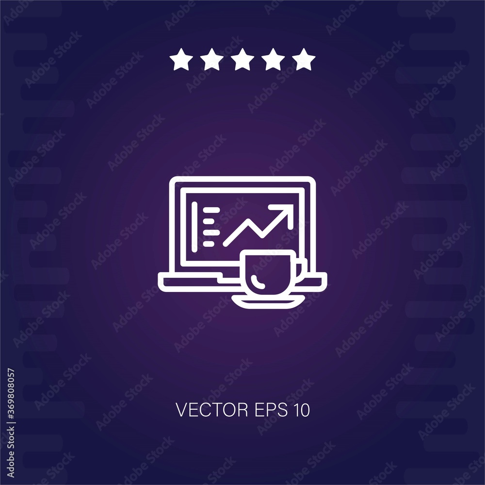 analytics vector icon modern illustration analytics vector icon modern illustration