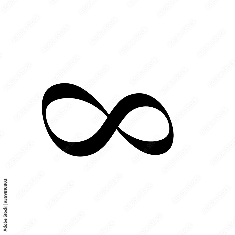 Fototapeta premium Infinite sign vector
