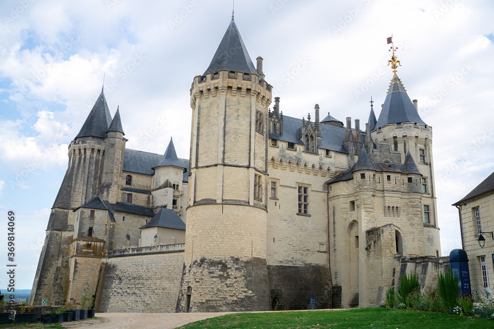 Saumur chateau, loire valley, France