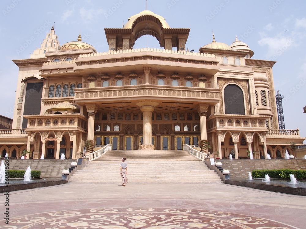 Obraz premium The place who can watch musical, Kingdom of Dreams, New Delhi, Delhi, North India, India