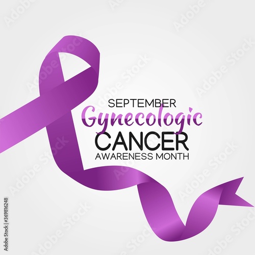 Gynecologic Cancer Awareness Month Vector Illustration