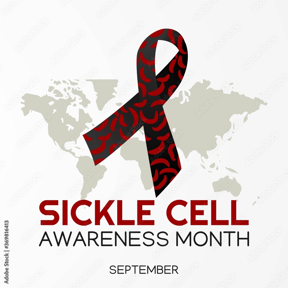 Sickle Cell Awareness Month Vector Illustration Stock Vektorgrafik Adobe Stock 1941