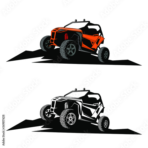 utv logo design icon vector