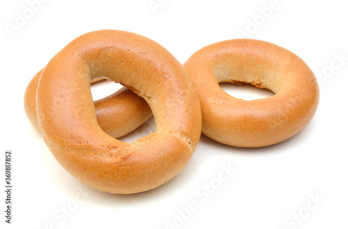 Bagels isolated on a white background 