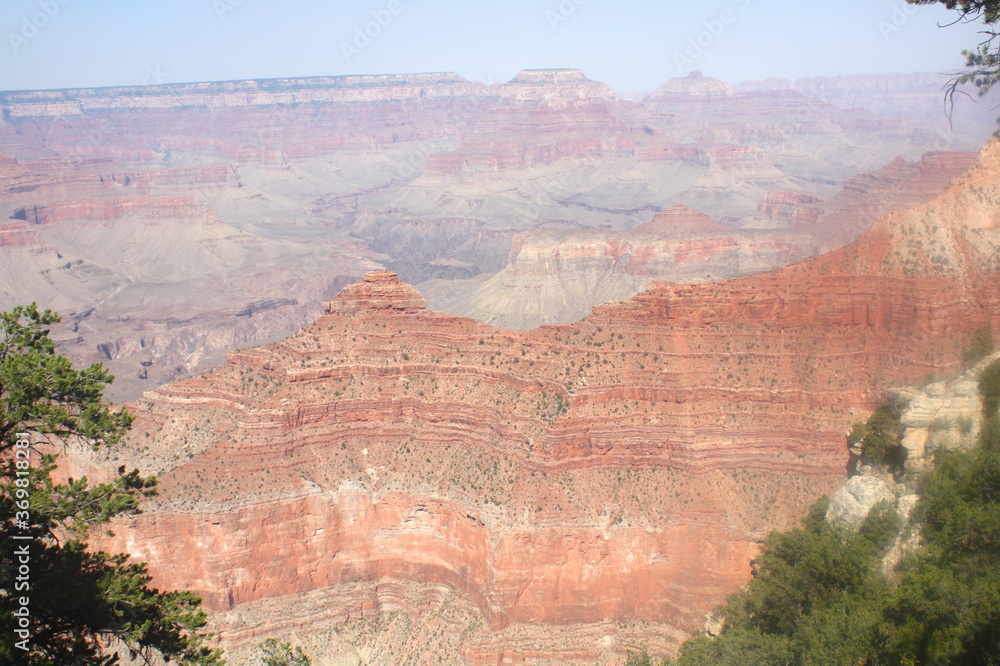 Amazing landscape view of Grand Canyon National Park, Arizona, America, USA.