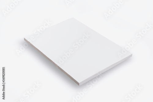 Blank book ,magazine, brochure ,cover on white