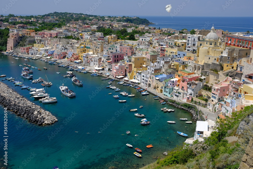 Fototapeta premium travel in Italy Napoli Procida