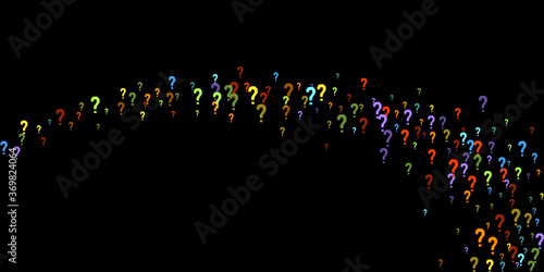 Question marks Quiz, doubt poll query public poll.