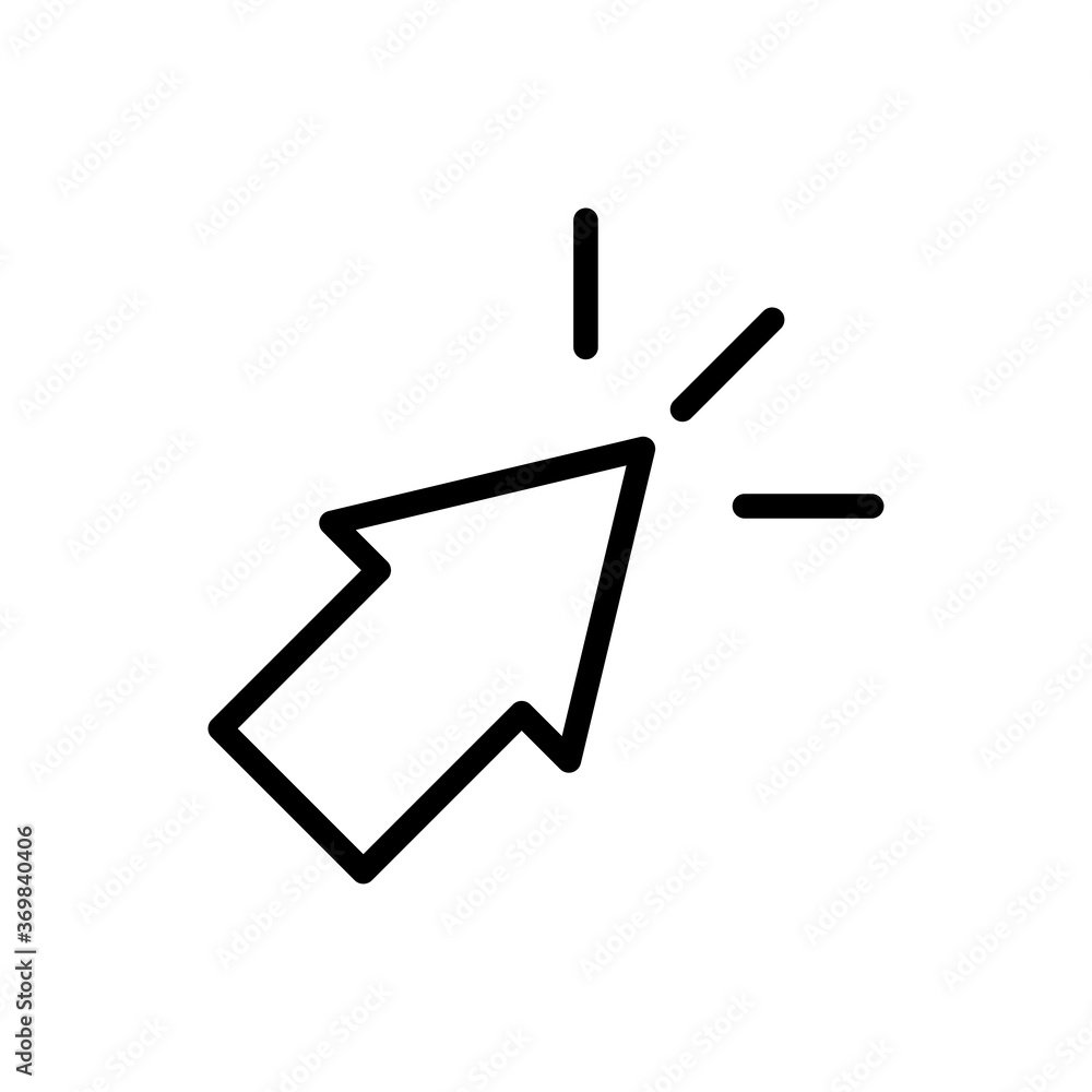 Pointer icon vector design templates Pointer icon vector design templates