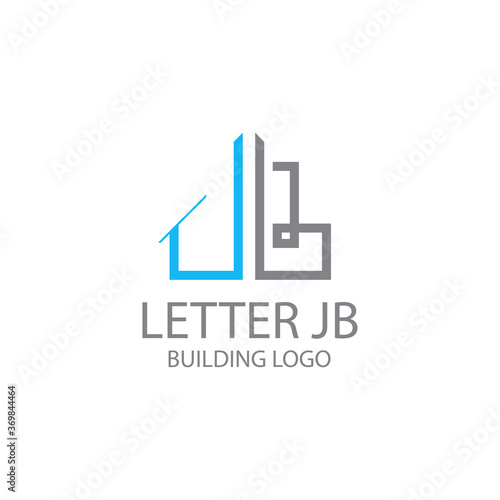 Letter JB Building Logo