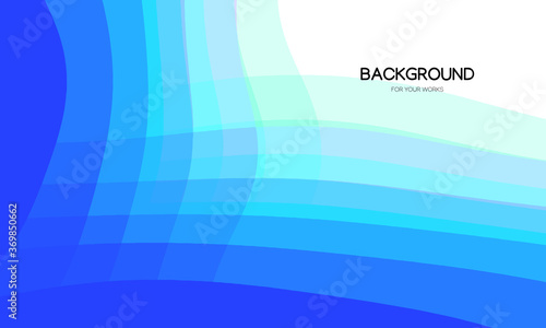 Cuadro en lienzo Dynamic trendy simple fluid color abstract background with line effects