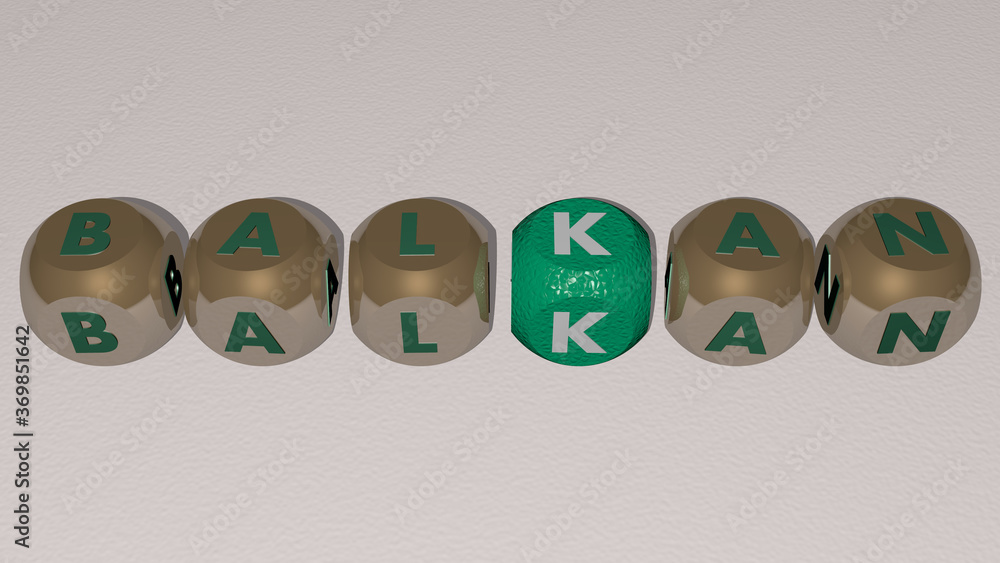crosswords of BALKAN arranged by cubic letters on a mirror floor, concept meaning and presentation. architecture and city crosswords of BALKAN arranged by cubic letters on a mirror floor, concept meaning and presentation. architecture and city
