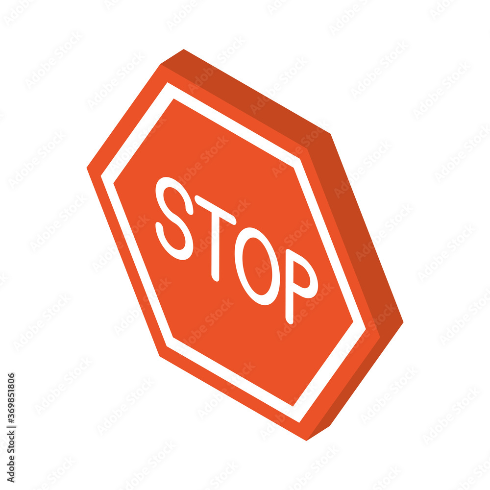 isometric repair construction stop sign board work tool and equipment flat style icon design isometric repair construction stop sign board work tool and equipment flat style icon design