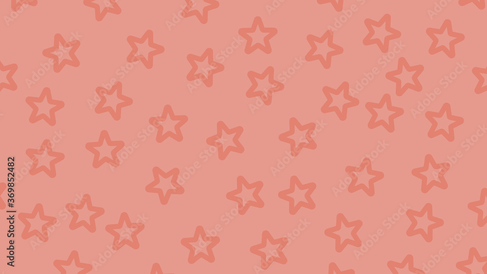 Star Seamless pattern background with pink pastel