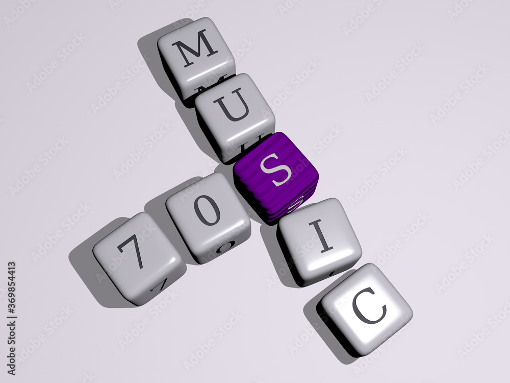 crosswords of s music arranged by cubic letters on a mirror floor, concept meaning and presentation. illustration and background crosswords of s music arranged by cubic letters on a mirror floor, concept meaning and presentation. illustration and background