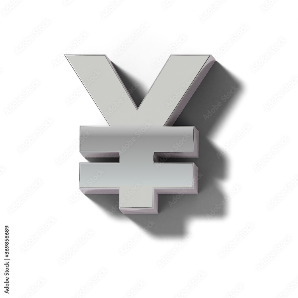 Fototapeta premium リアルなシルバー製のブロックの文字