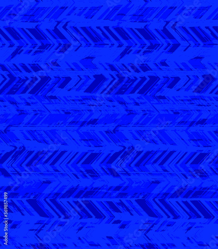 vector, ikat effect Guatemala textiles abstract navy and gold zigzag striped , stripes, lines / Vector  arts for style design / modern seamless pattern for carpet, rug, scarf, clipboard, shawl 