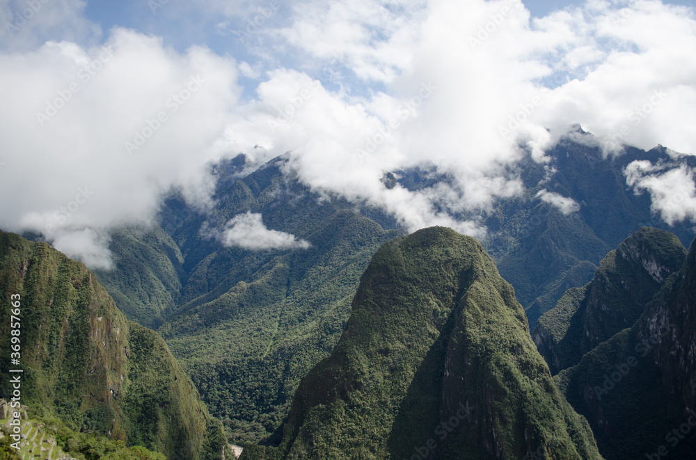Naklejka premium machu picchu peru