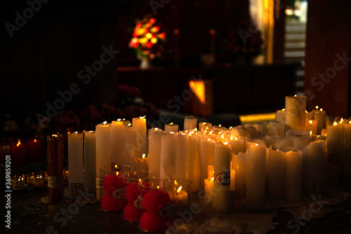 A Candle in a Temple