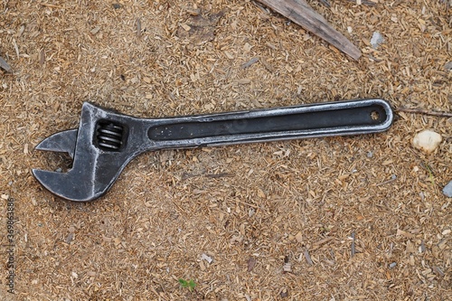 Wallpaper Mural adjustable wrench on a white background Torontodigital.ca