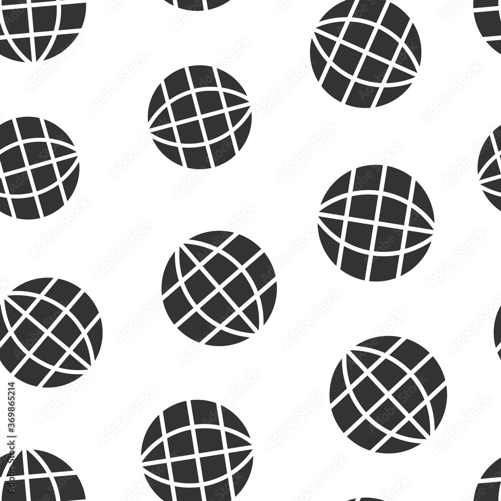 Earth planet icon in flat style. Globe geographic vector illustration on white isolated background. Global communication seamless pattern business concept. Earth planet icon in flat style. Globe geographic vector illustration on white isolated background. Global communication seamless pattern business concept.