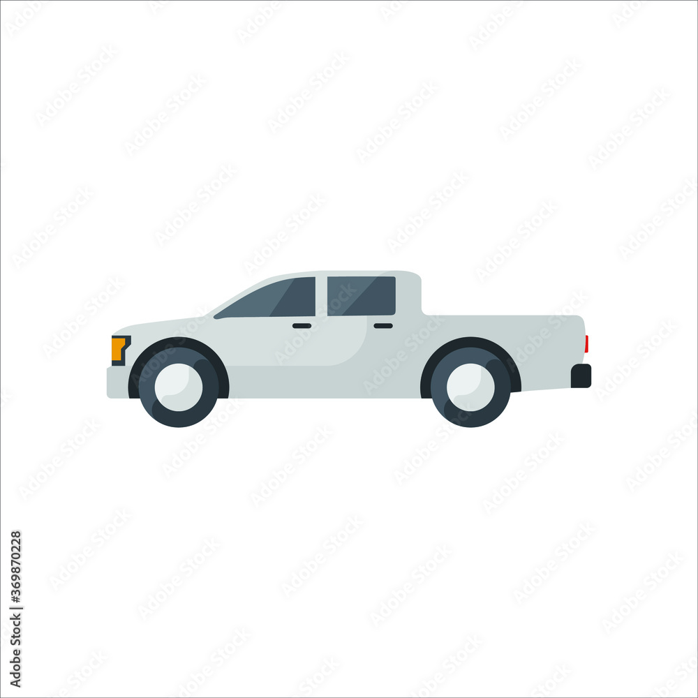 White Truck Flat Icon Illustration Creative Stylish T-Shirt Mug Hoodie Design Vector White Truck Flat Icon Illustration Creative Stylish T-Shirt Mug Hoodie Design Vector