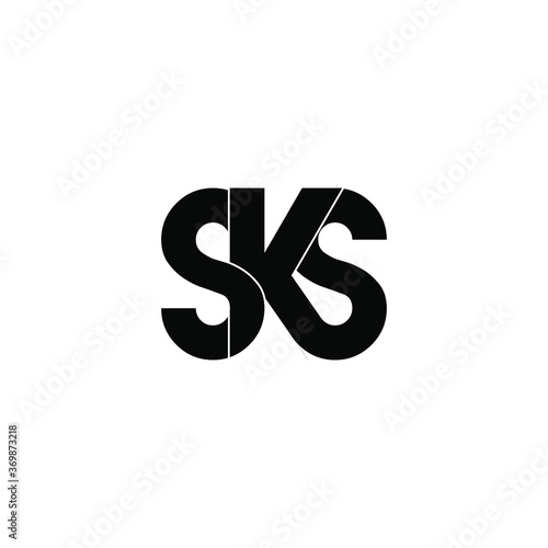 sks letter original monogram logo design