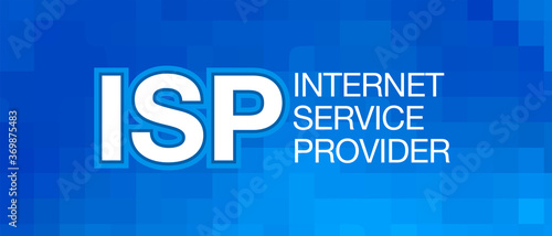 ISP – Internet service provider Acronym, Modern and Minimal Background