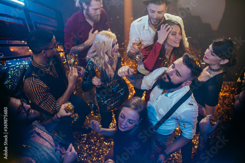 Canvas Print Having the time of their lives!