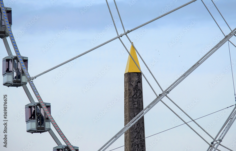 custom made wallpaper toronto digital the Ferris wheel of the Place of the Concorde in Paris