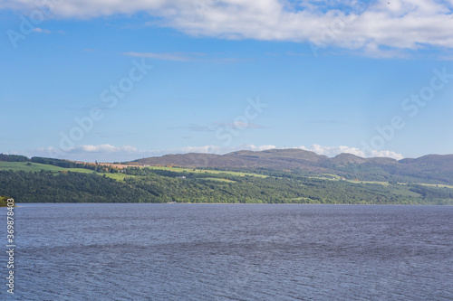 The Loch Ness in Highlands, Scotland.