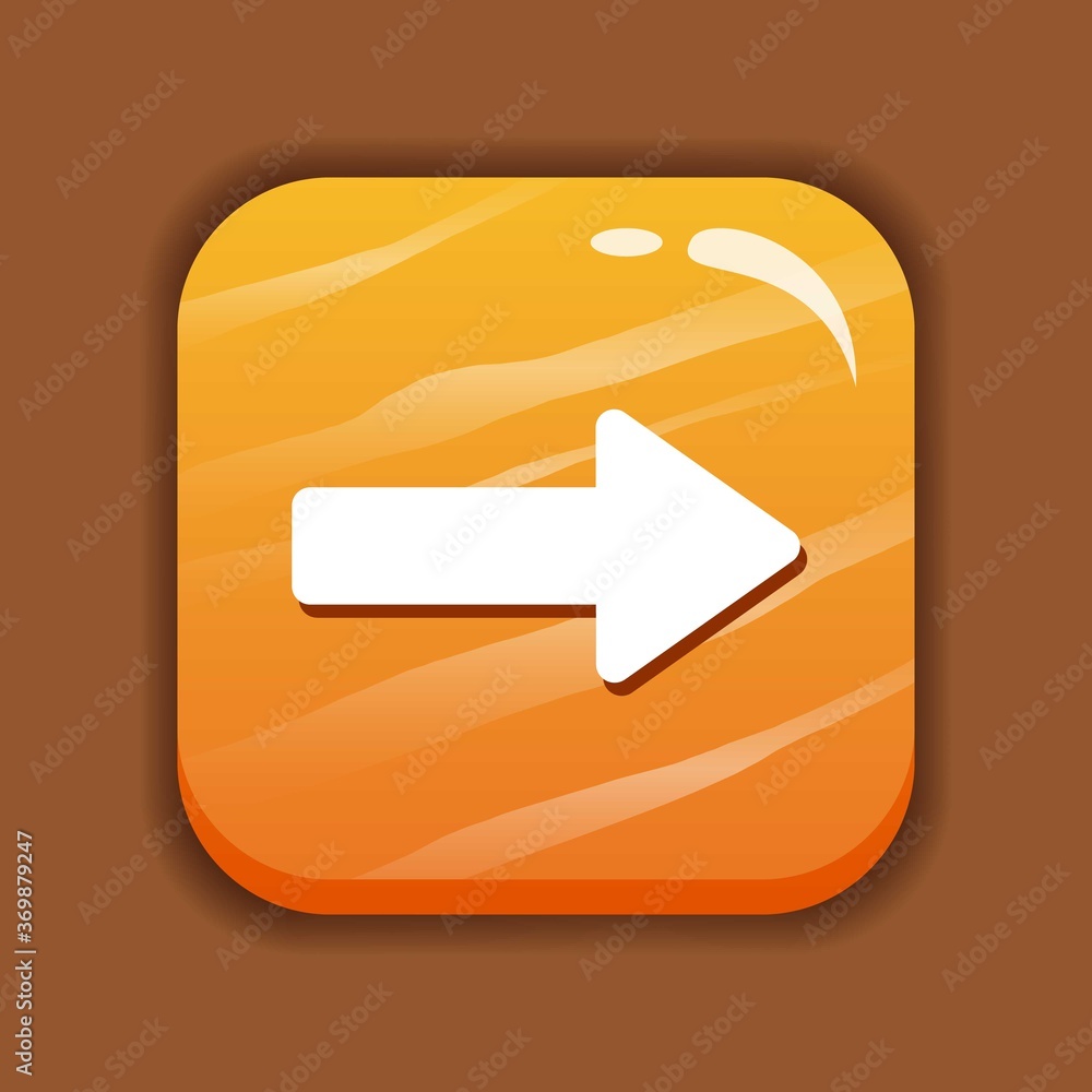 yellow glossy button. For game and app. Button vector design yellow glossy button. For game and app. Button vector design