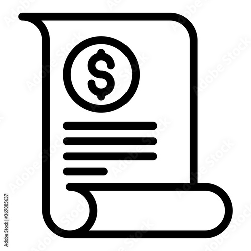 Paper restructuring icon. Outline paper restructuring vector icon for web design isolated on white background