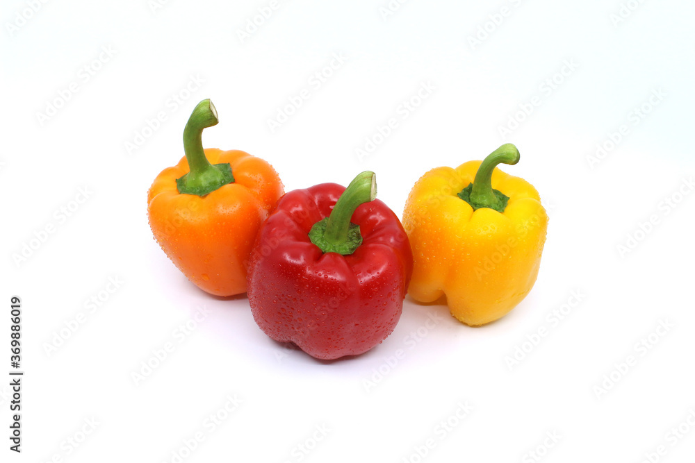 red and yellow peppers red and yellow peppers