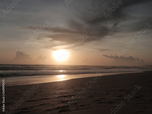 Sunset on the beach