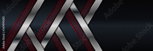 Modern silver and black dark carbon for abstract background and presentation design. Suit for corporate, cigarette, business, award, winning, anniversary and celebration