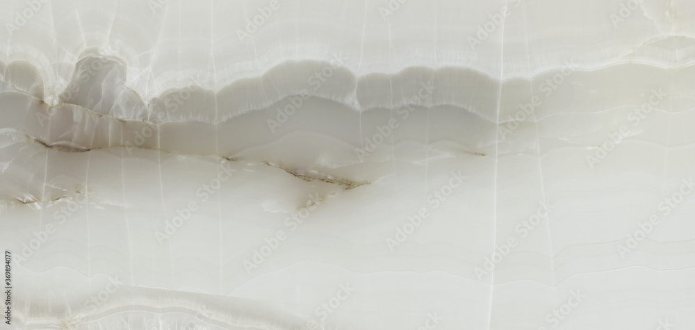 Obraz premium Onyx white crystal marble background with icy, polished quartz stone background, natural breccia stone agate surface, modern Italian marble for interior-exterior home decoration tile and ceramic.