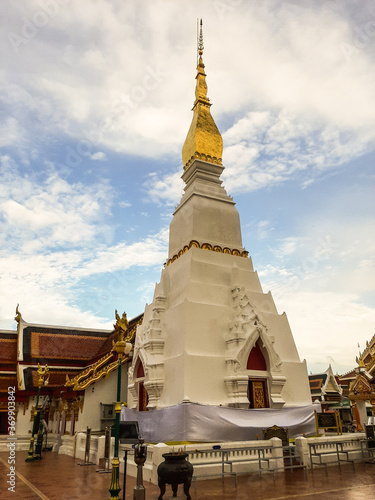 Phra That Choeng Chum a major and sacred religious monument of Sakon Nakhon Province Thailand photo