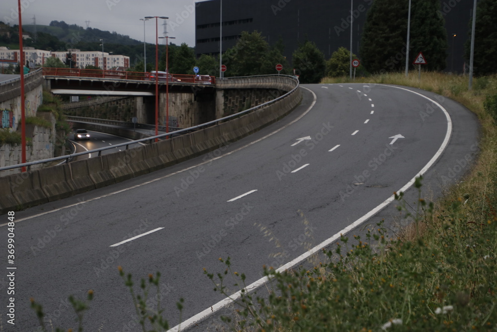 Road close to Bilbao