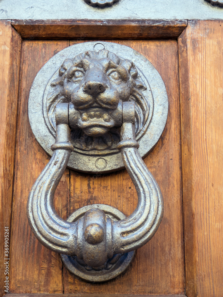 Old door in Barcelona