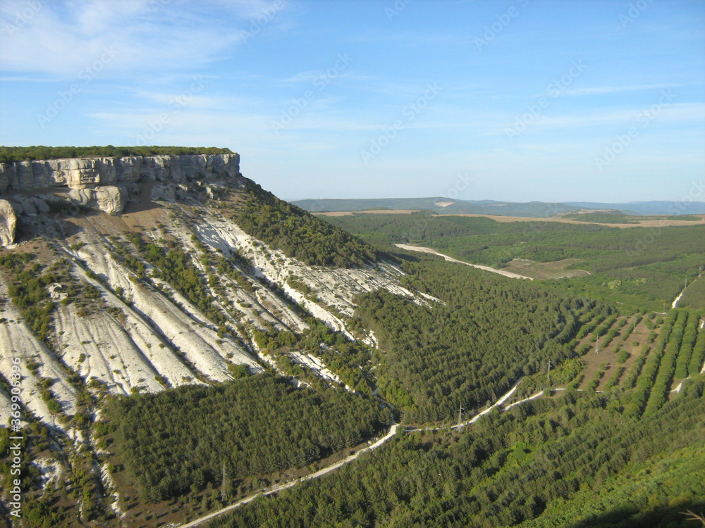 aerial view of a village